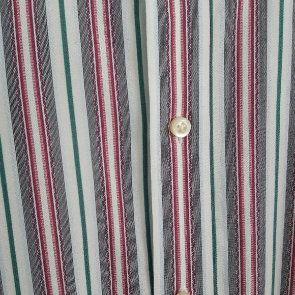 Thomas Dean Button Front Long Sleeve Shirt - Picture 2 of 6